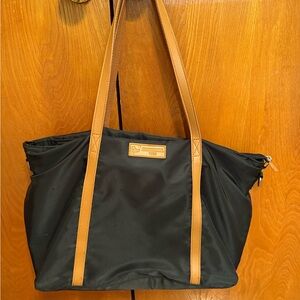 Black and Tan Tote Bag